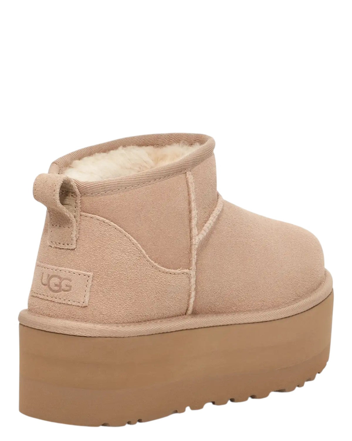 UGG Stivali Classic Ultra Mini con Plateau Sand