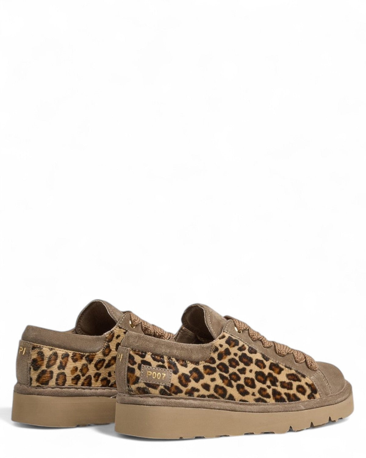 Sneakers P007 in Cavallino e Camoscio Leopardato-PANCHIC-Sneakers-Vittorio Citro Boutique
