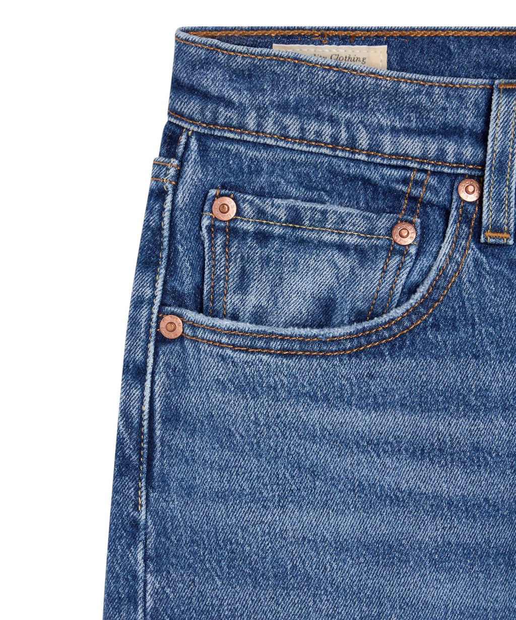 Jean court Levi's 501® taille haute avec stretch