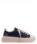 RHUN Sneakers 2020 Denim con Suola in Gomma Beige