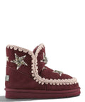 Bottes femme Mou Eskimo 18 Wool Stars & Rhinestones en peau lainée