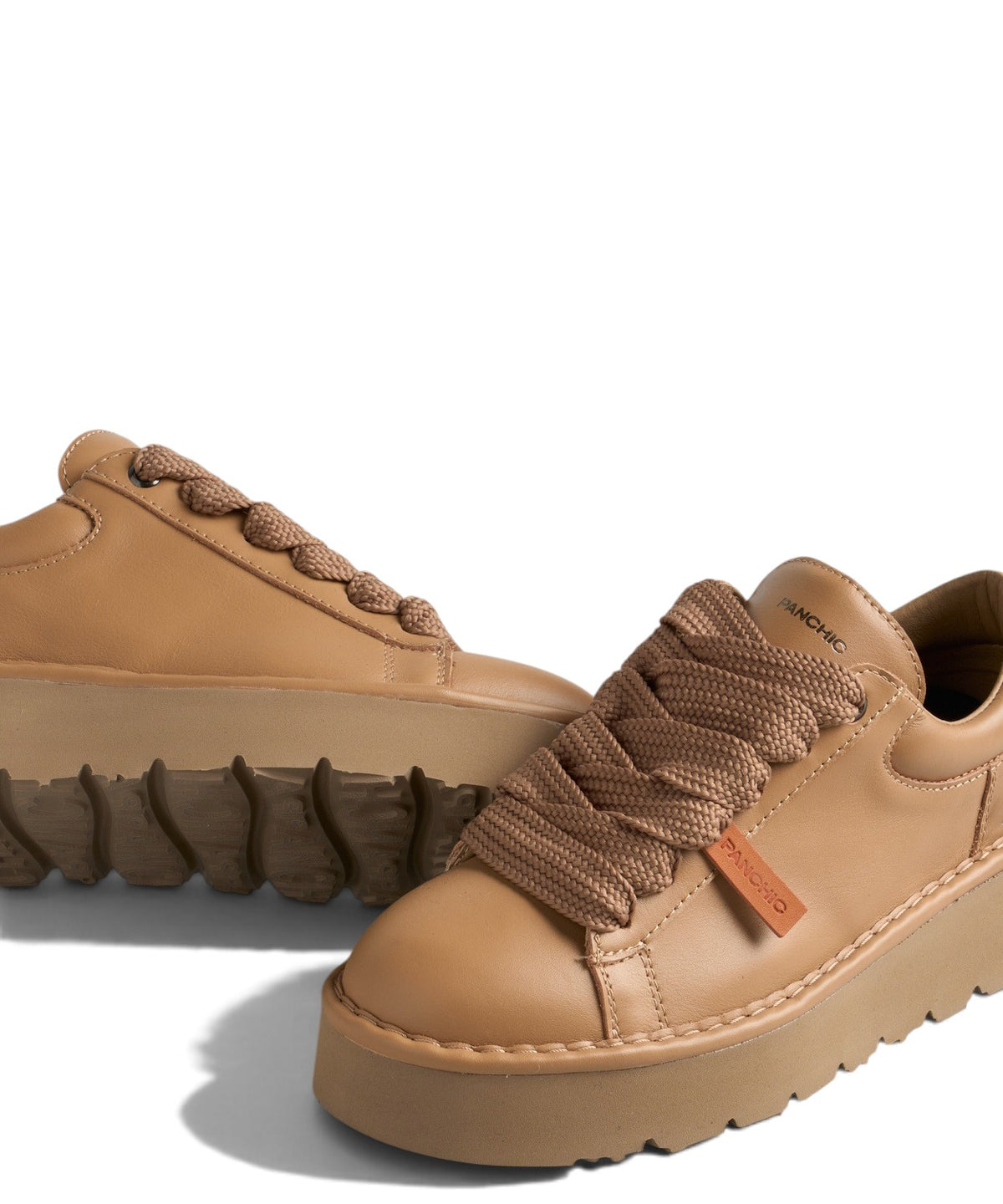 Panchic P003 Muse scarpe donna in pelle cappuccino