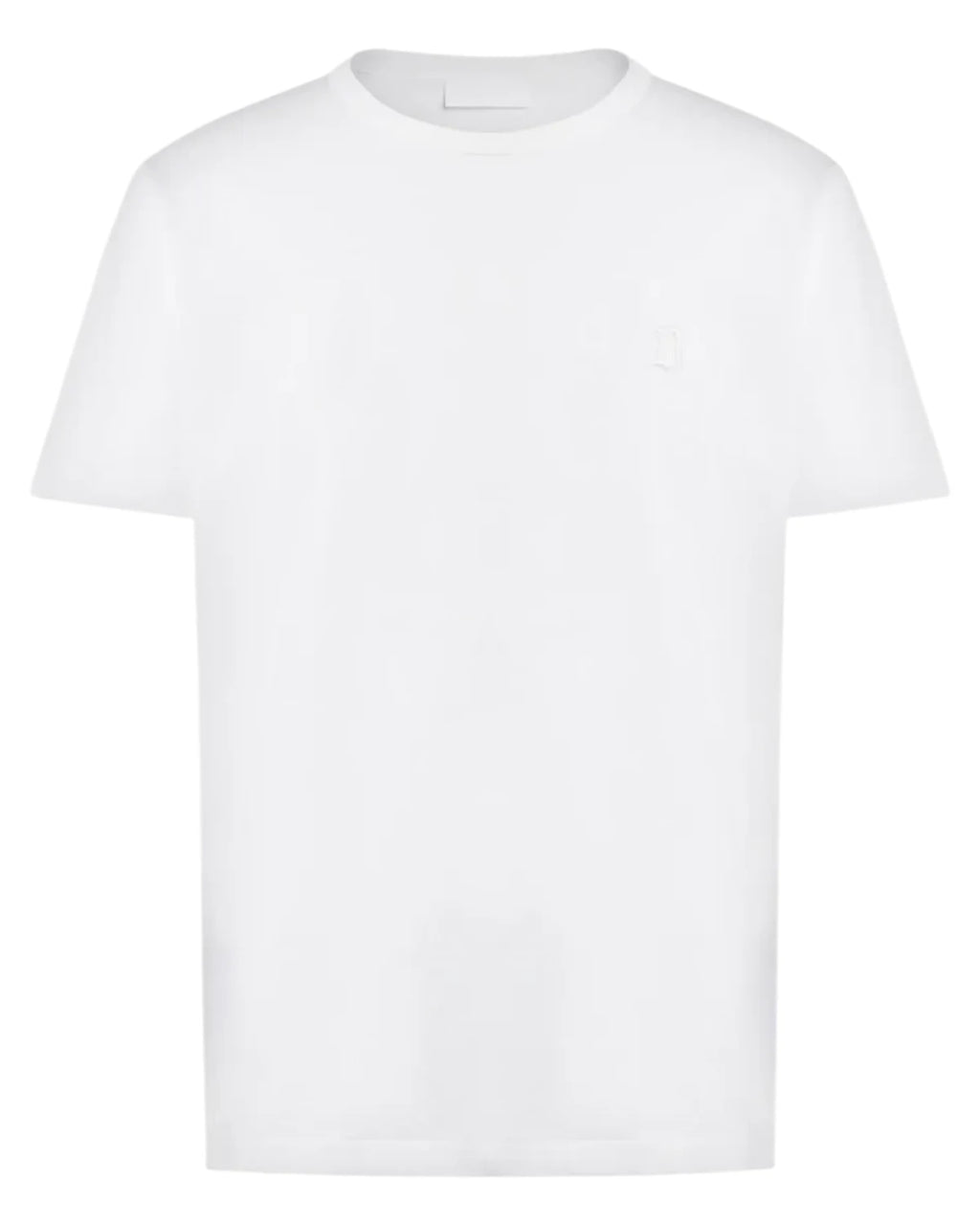 T-shirt col rond en coton Dondup avec logo brodé