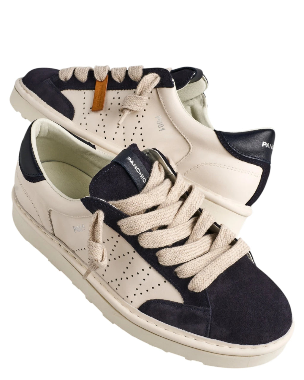Baskets homme Panchic P001 en cuir et daim