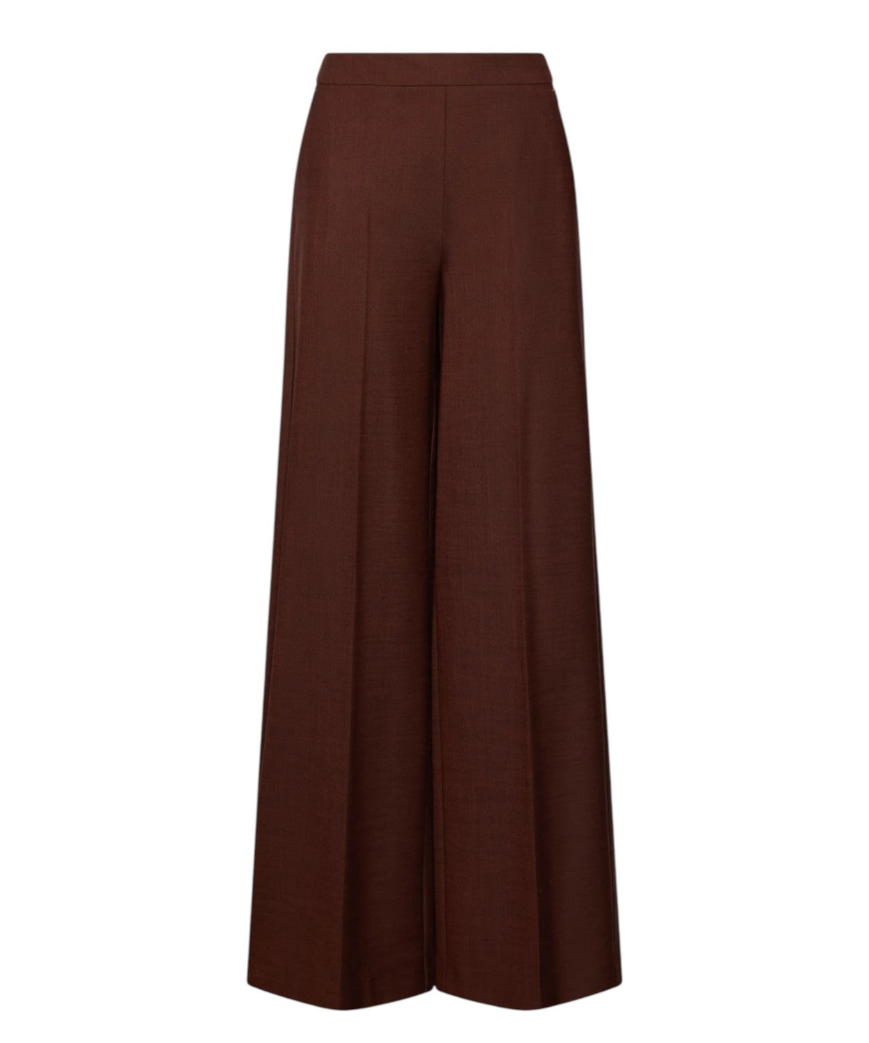 Pantalone Donna Wide Leg in Misto Lana Stretch