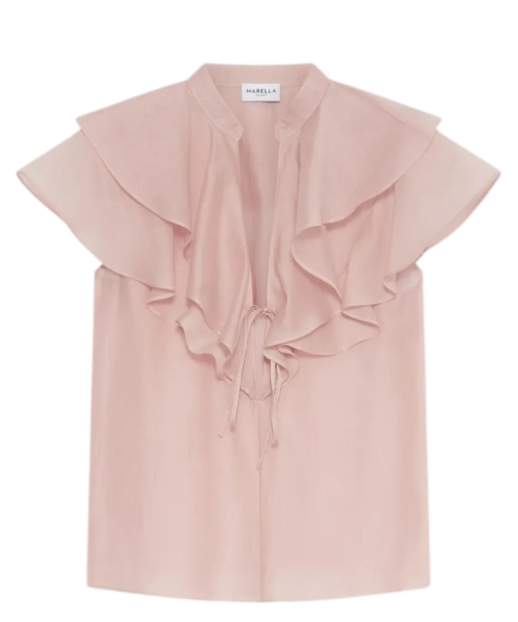 Top Marella FARAONE en coton et soie