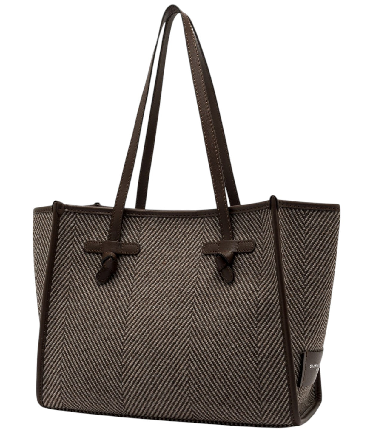 Shopping Bag Marcella in lana spigata-Gianni Chiarini-Borse a spalla-Vittorio Citro Boutique