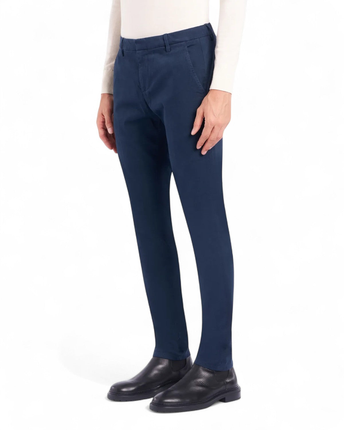 Pantaloni Gaubert slim in gabardina stretch mano calda-Dondup-Jeans-Vittorio Citro Boutique