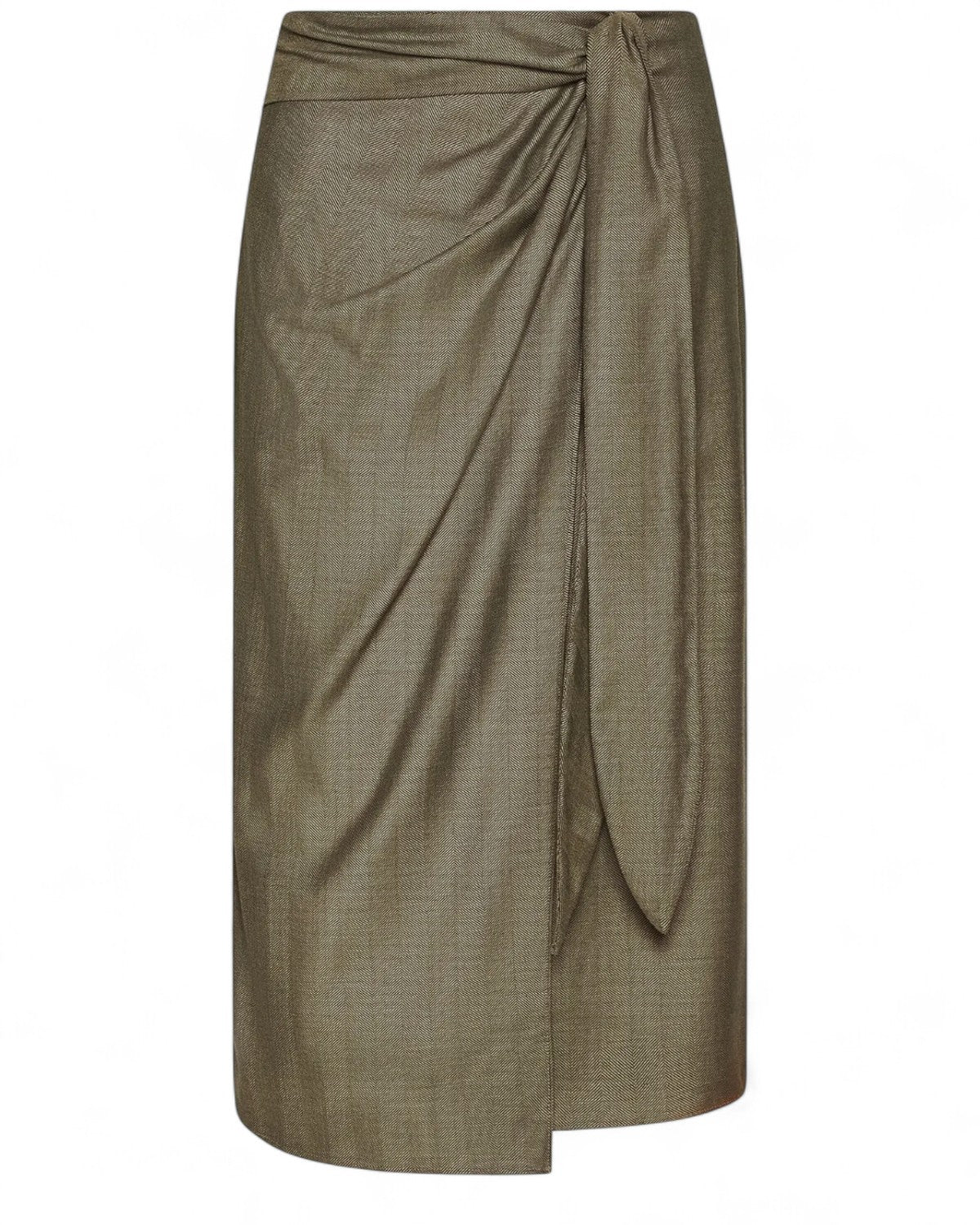 Gonna a portafoglio in saglia con nodo-Vittoriocitro-Vittorio Citro Boutique