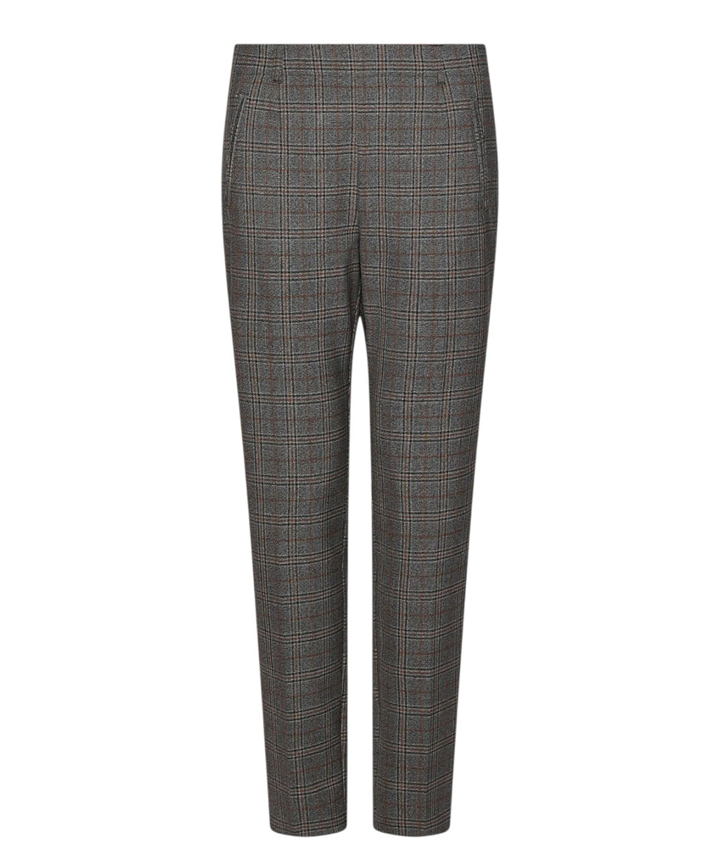 Pantalone Slim Fit Donna in Twill Stretch a Vita Alta