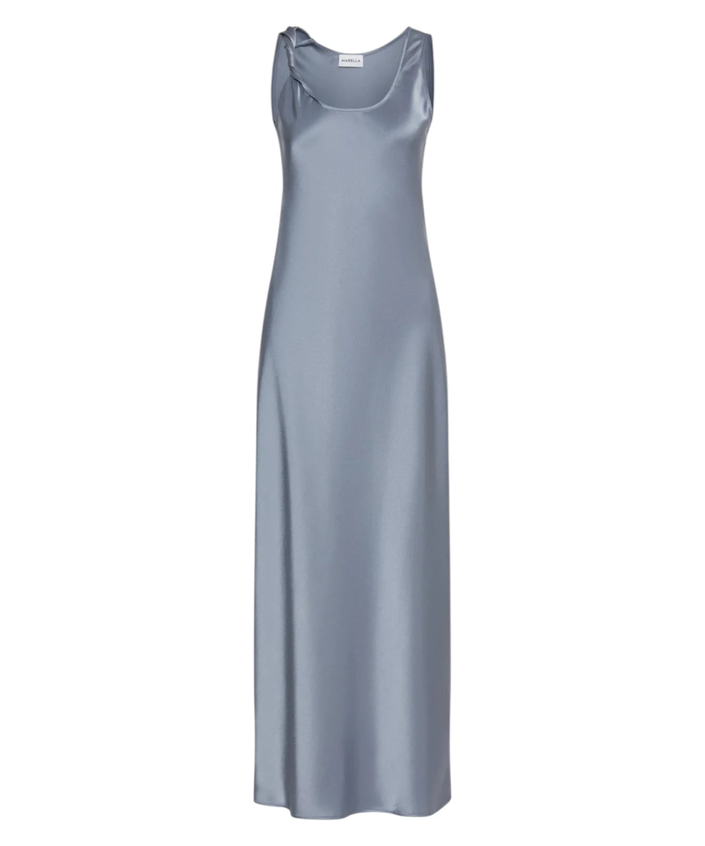 Robe Marella OVALE en satin avec motif Torchon