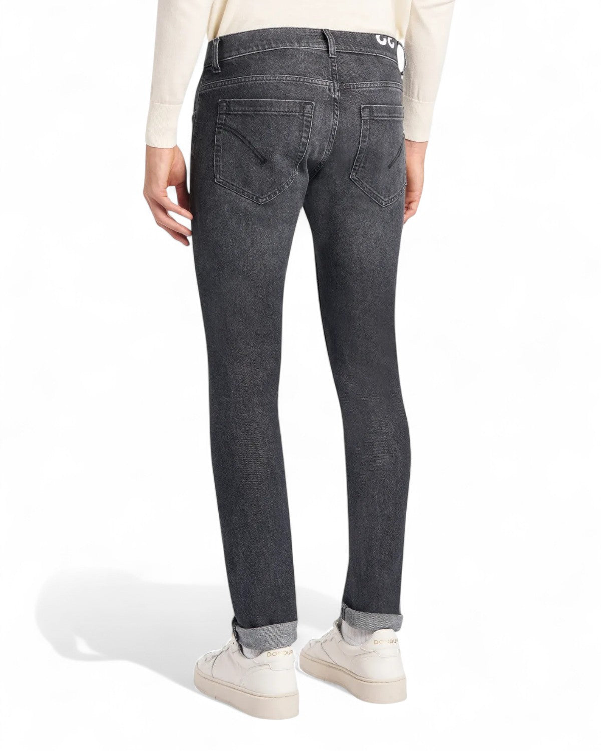 Jeans George skinny in denim stretch vintage-Dondup-Jeans-Vittorio Citro Boutique