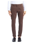 Pantaloni Gaubert Slim Uomo in Gabardina Stretch Mano Calda-Dondup-Pantaloni-Vittorio Citro Boutique