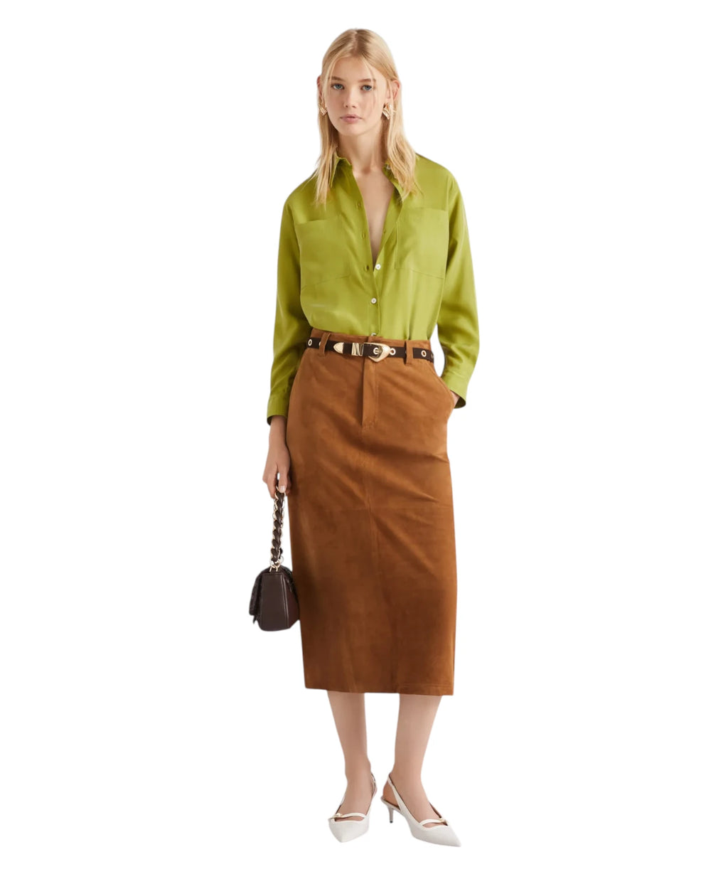 Chemise Marella MARTE en soie habotai