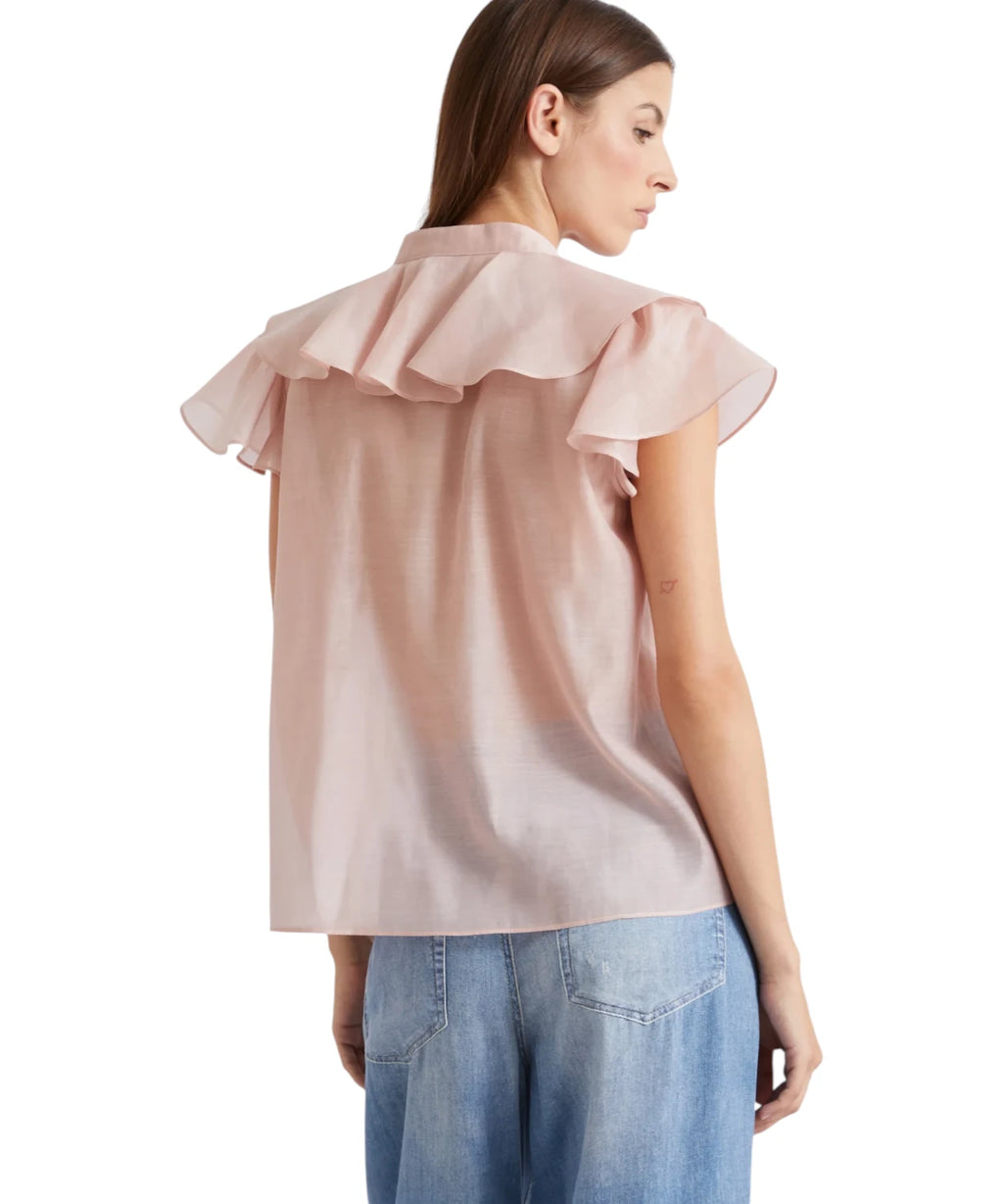 Top Marella FARAONE en coton et soie