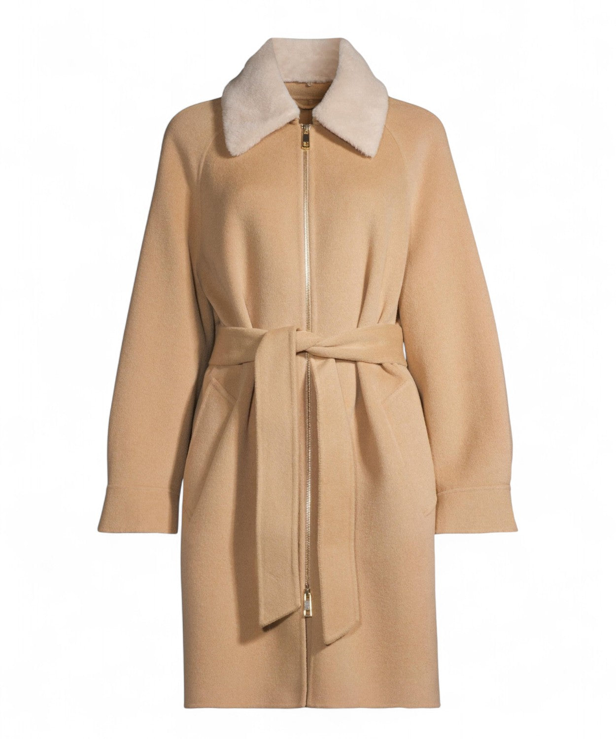 Cappotto Hiris in lana con cintura e colletto-Marella-Cappotti-Vittorio Citro Boutique