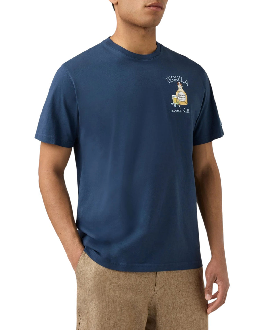 T-shirt homme Portofino avec broderie Tequila MC2 Saint Barth