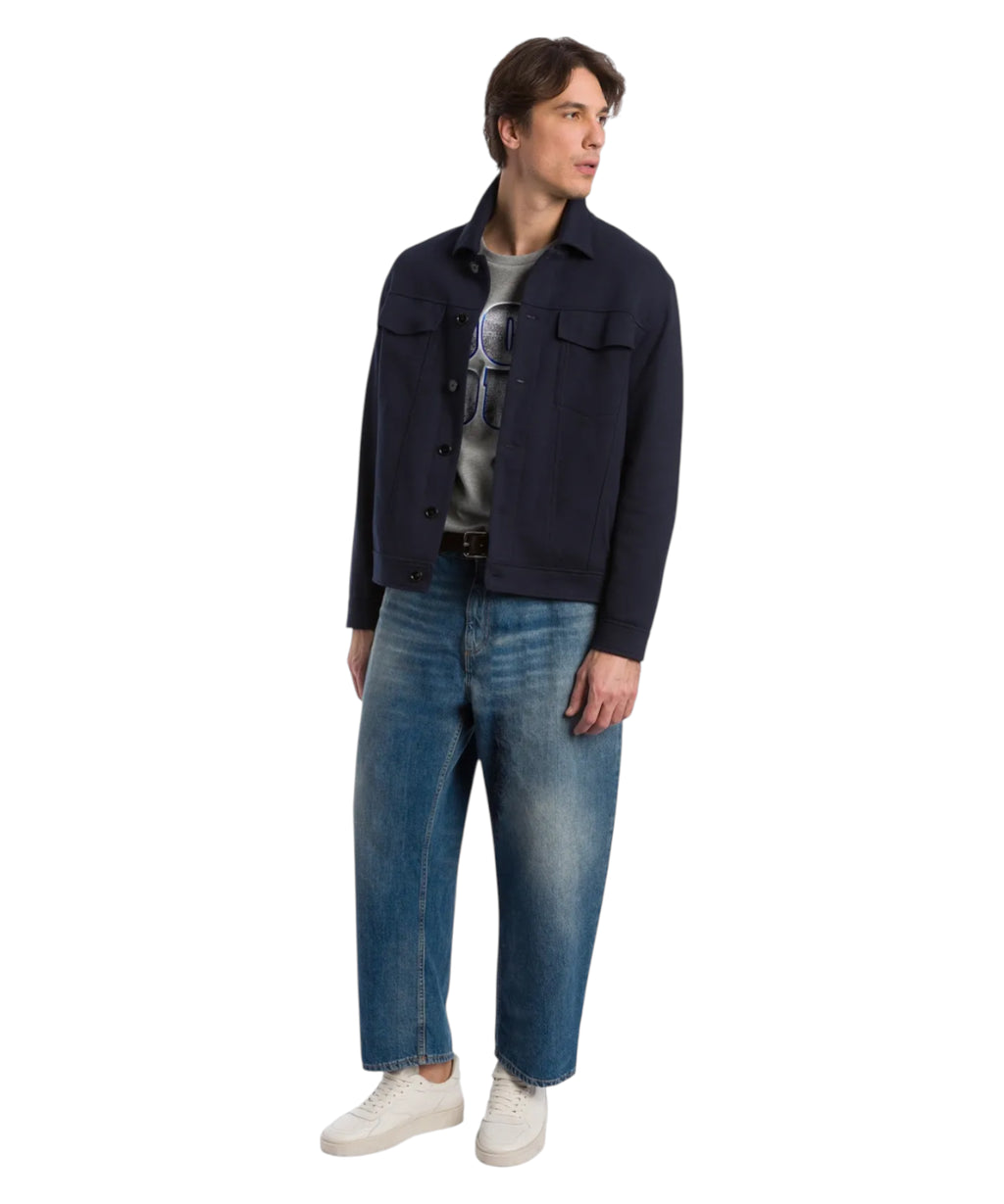 Jeans Anthony coupe ample Dondup en denim rigide