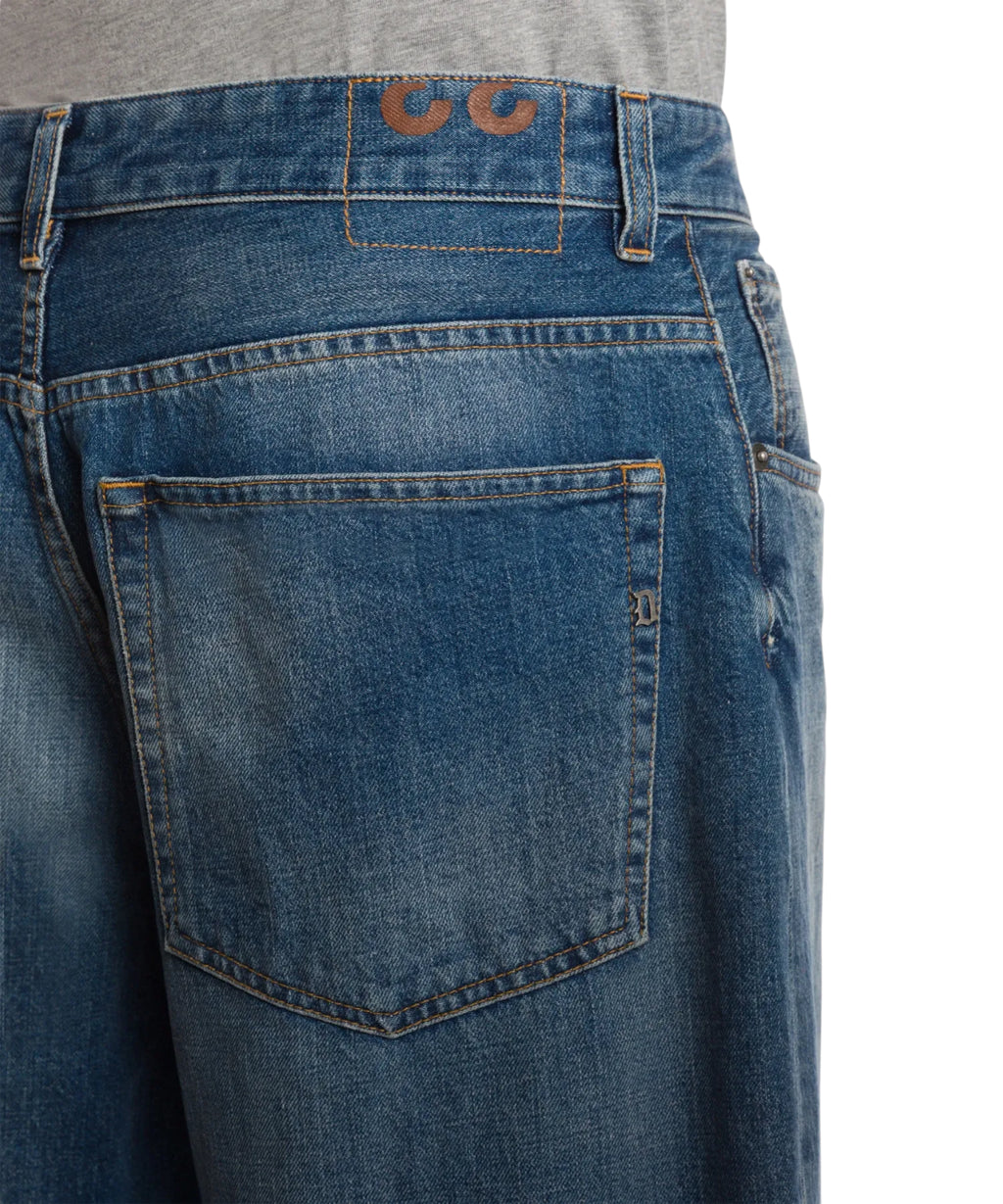 Jeans Anthony coupe ample Dondup en denim rigide