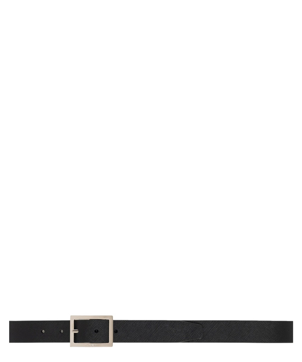 Cintura Reversibile Saffiano Double in Pelle 3 cm-Orciani-Cinture-Vittorio Citro Boutique