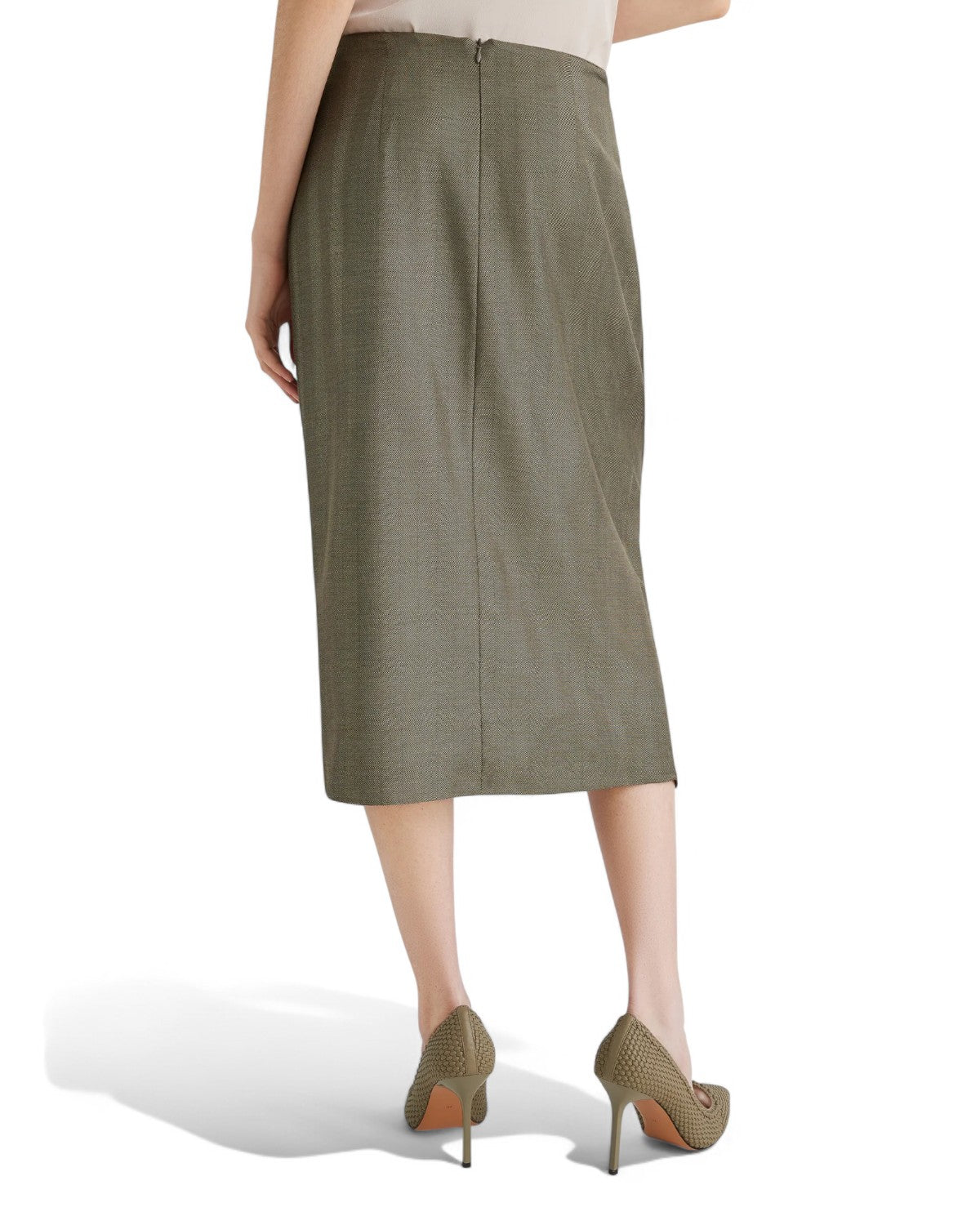 Gonna a portafoglio in saglia con nodo-Vittoriocitro-Vittorio Citro Boutique