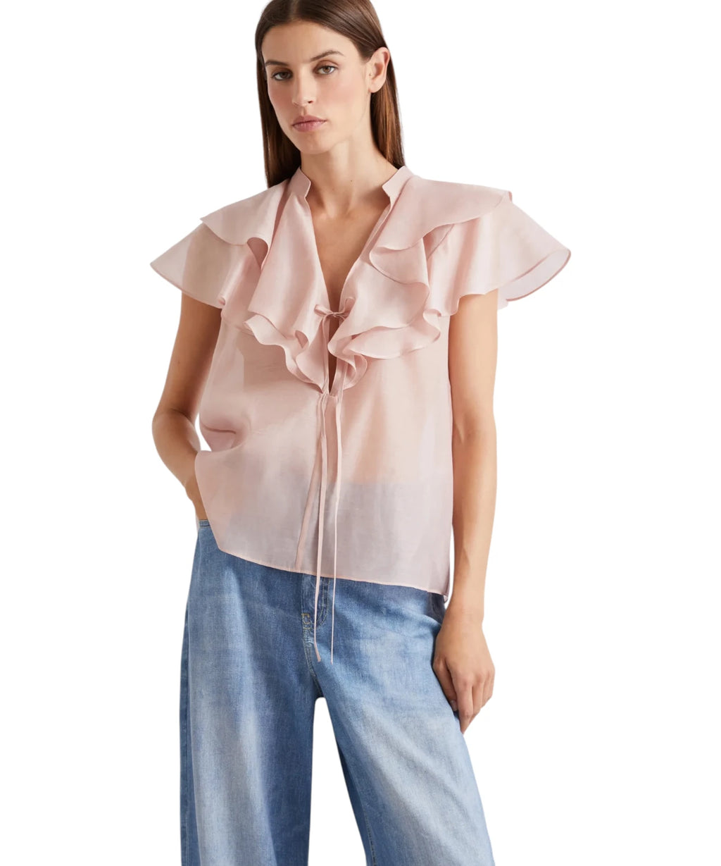 Top Marella FARAONE en coton et soie