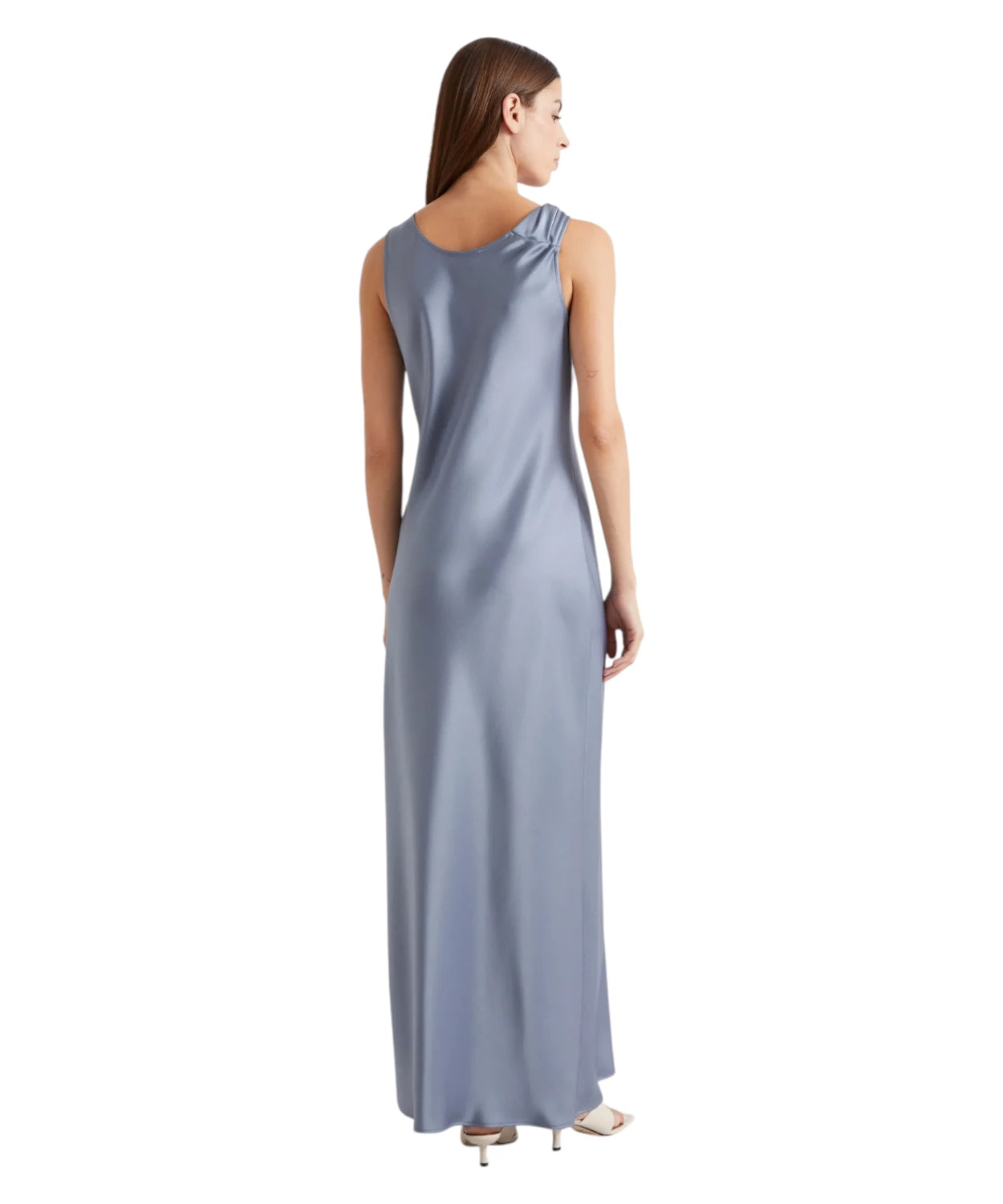 Abito Marella OVALE in Satin con Motivo Torchon