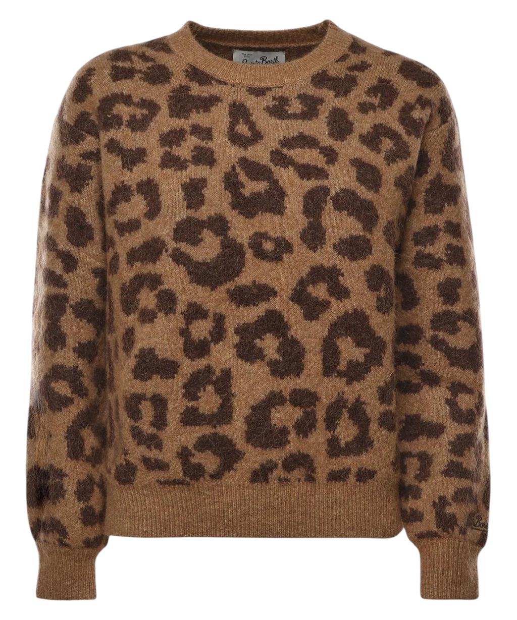 MC2 Saint Barth Classic Leo Pull imprimé léopard