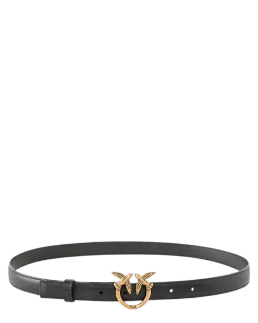 Cintura sottile love birds in pelle h2-Pinko-Cinture-Vittorio Citro Boutique