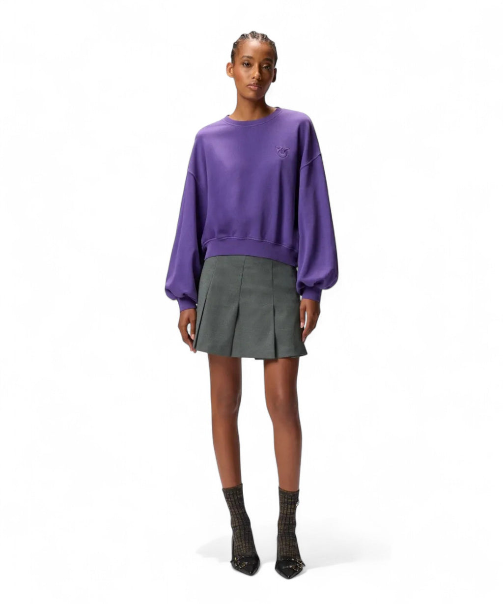 Minigonna a Pieghe in Misto Lana-Pinko-Gonne-Vittorio Citro Boutique