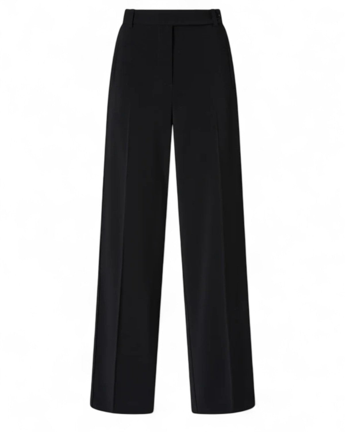 Pantaloni dritti sartoriali in crêpe stretch con piega-Pinko-Pantaloni-Vittorio Citro Boutique