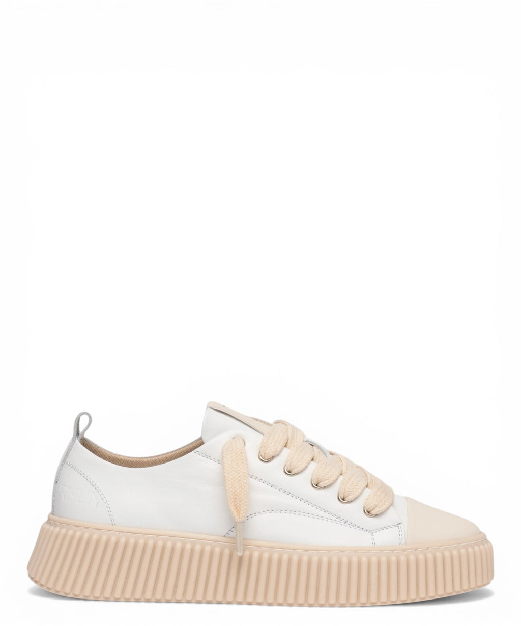 Baskets Rhun 2020 Treble en cuir blanc