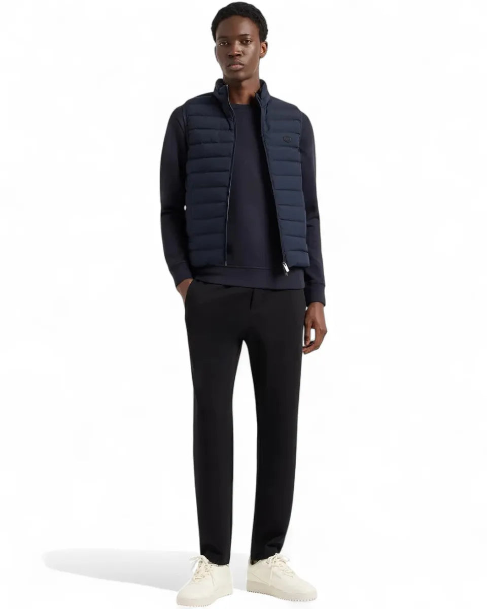 Felpa Girocollo con Micro Patch Logo-Felpe-Emporio Armani-Vittorio Citro Boutique