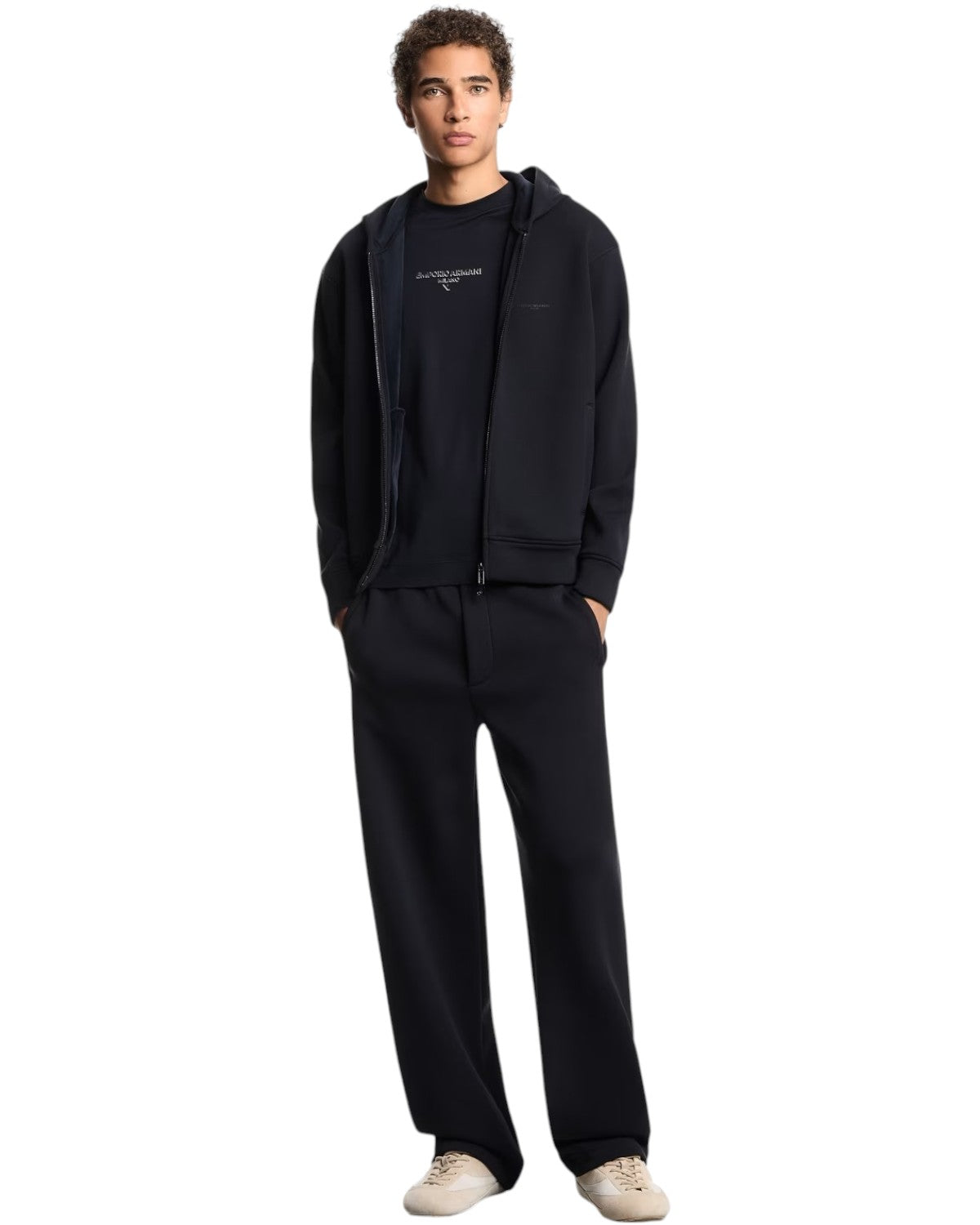 Pantaloni Jogger in Jersey ACC-Emporio Armani-Pantaloni-Vittorio Citro Boutique