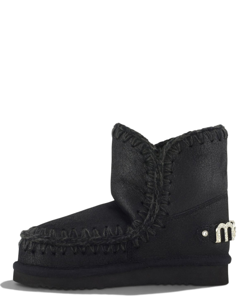 Bottine Eskimo 18 à logo en strass Mou
