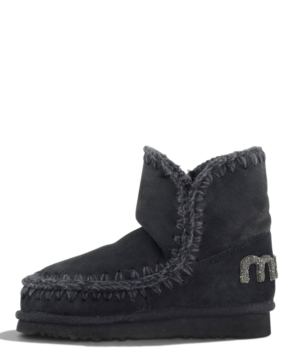 Bottes femme Mou Eskimo 18 Glitter Logo en peau lainée