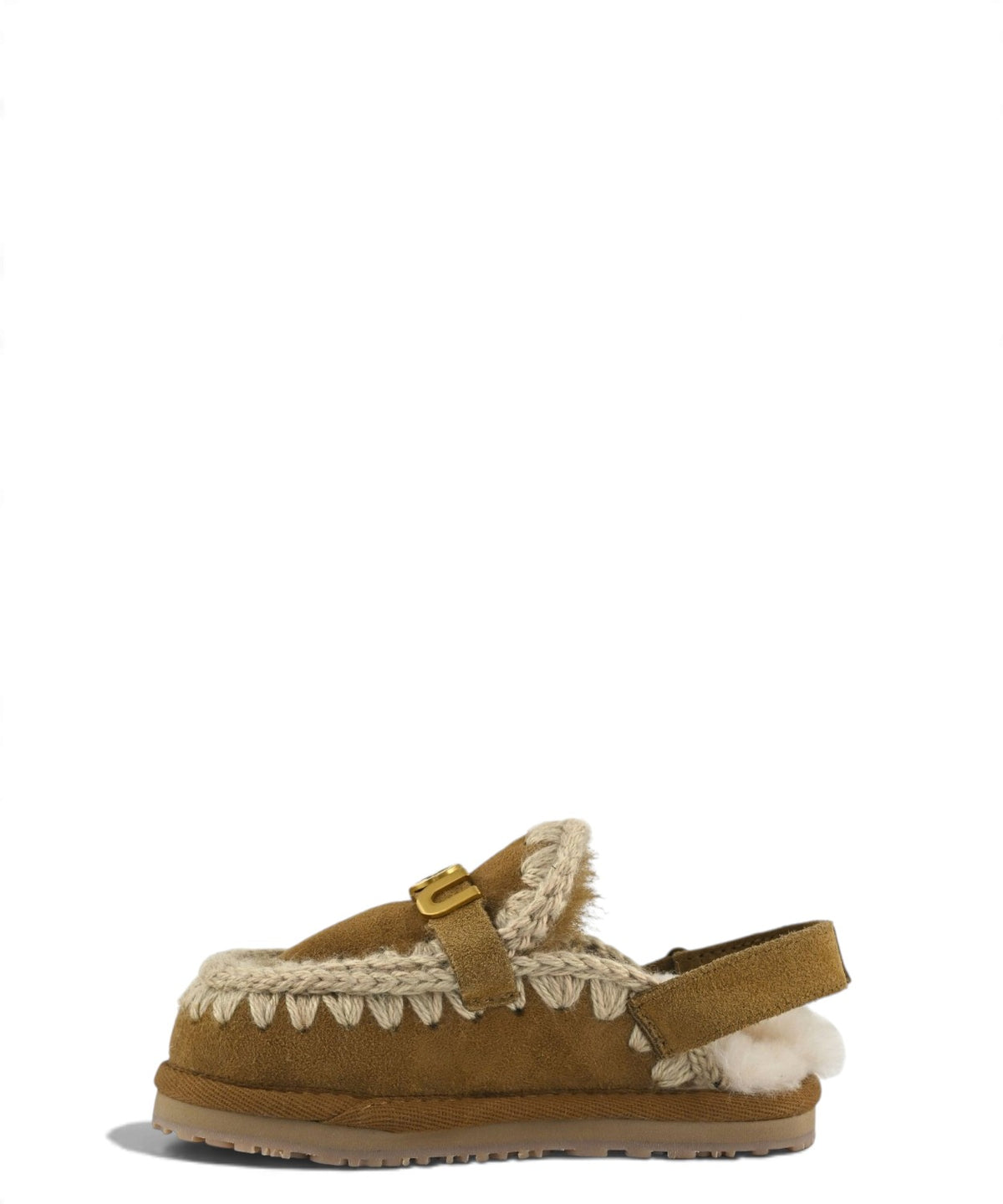 Claquettes enfant Mou Eskimo Slipper Backstrap Kid en peau de mouton