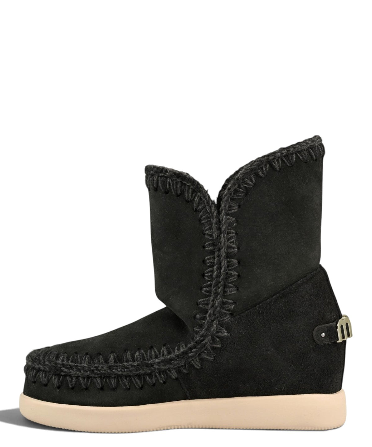 Bottes femme Mou New Inner Wedge Suede avec semelle compensée intérieure