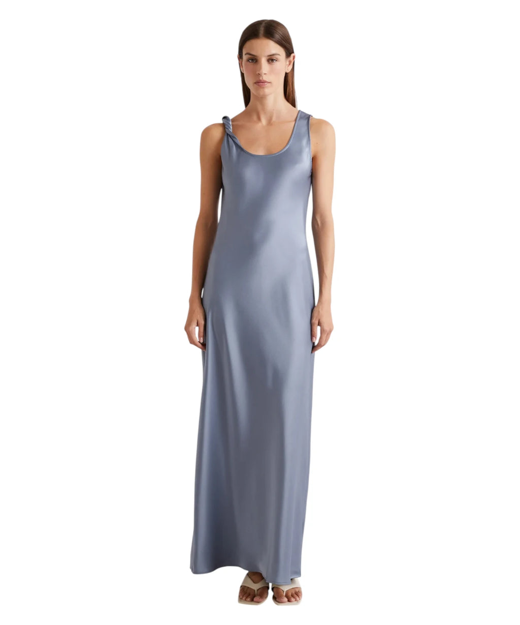Robe Marella OVALE en satin avec motif Torchon