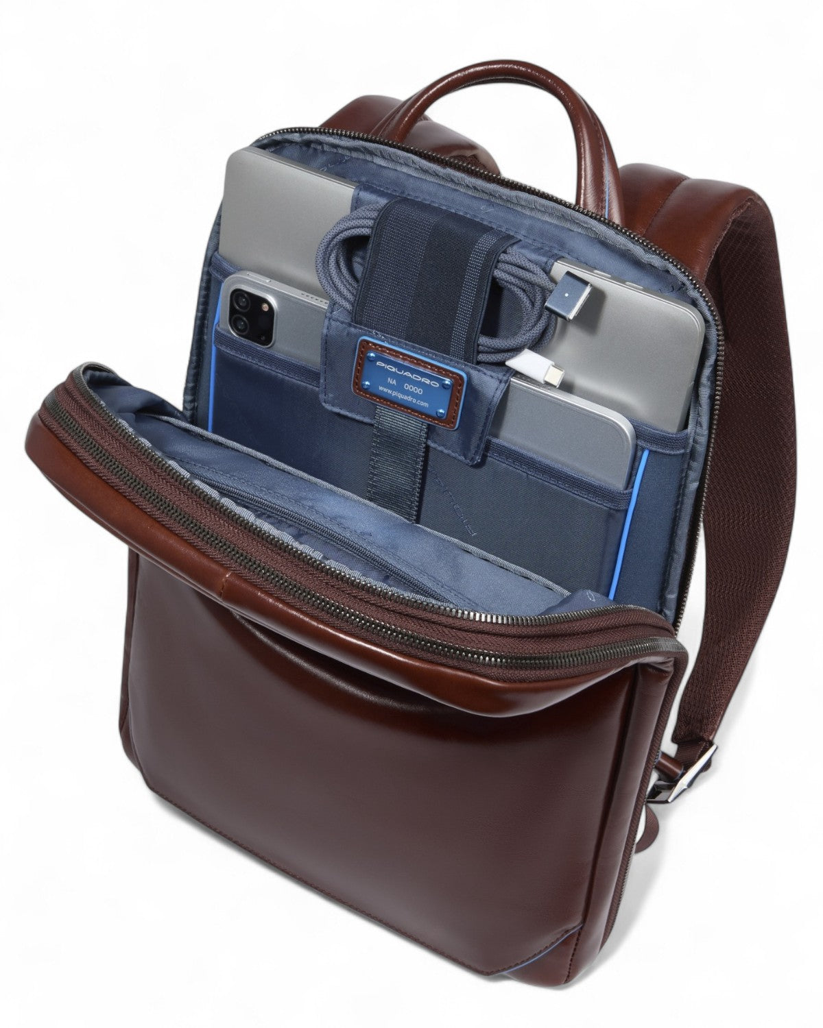 Zaino in Pelle Porta PC 14"-Vittoriocitro-Vittorio Citro Boutique