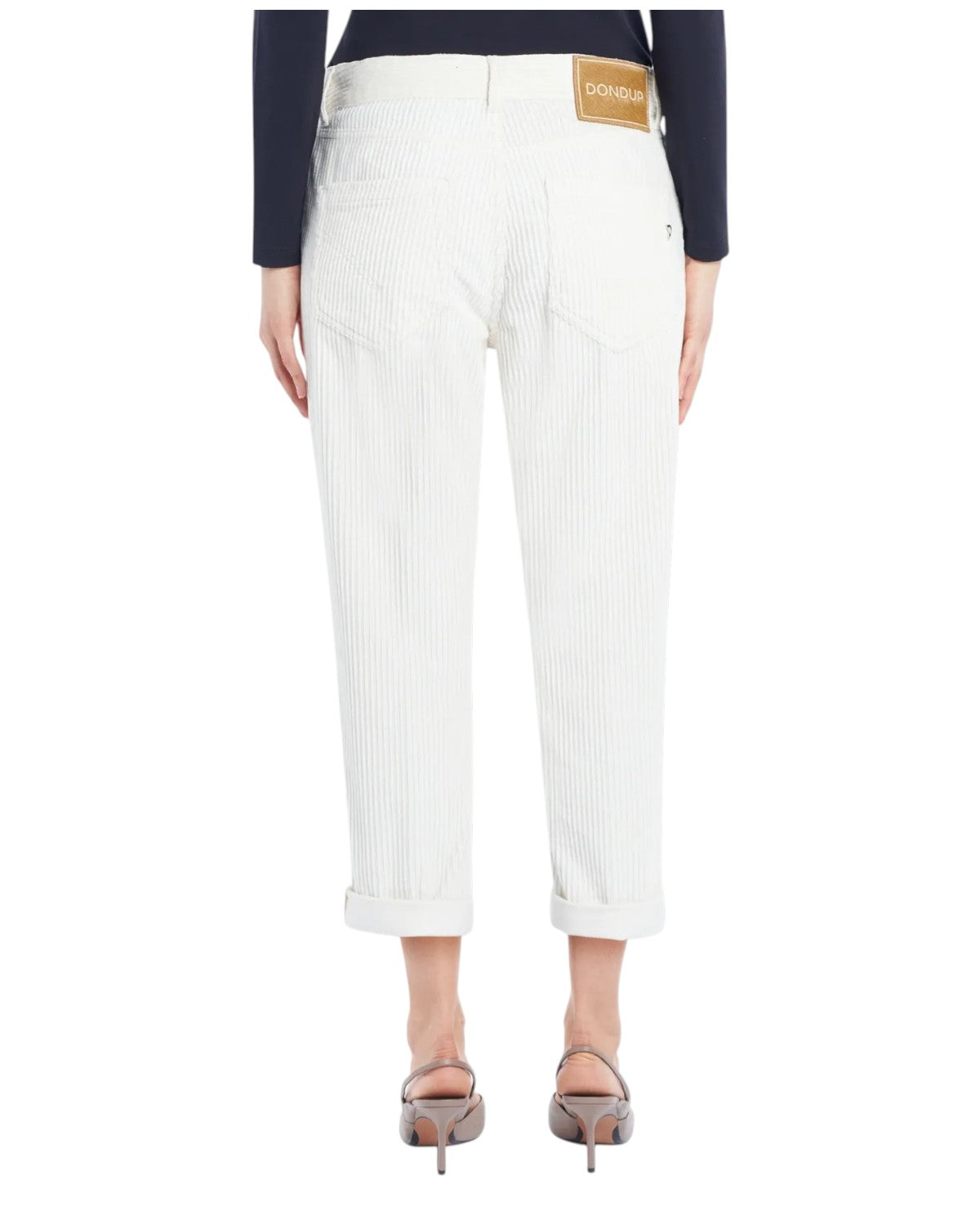 Pantaloni Koons Loose in Velluto a Coste-Dondup-Pantaloni-Vittorio Citro Boutique