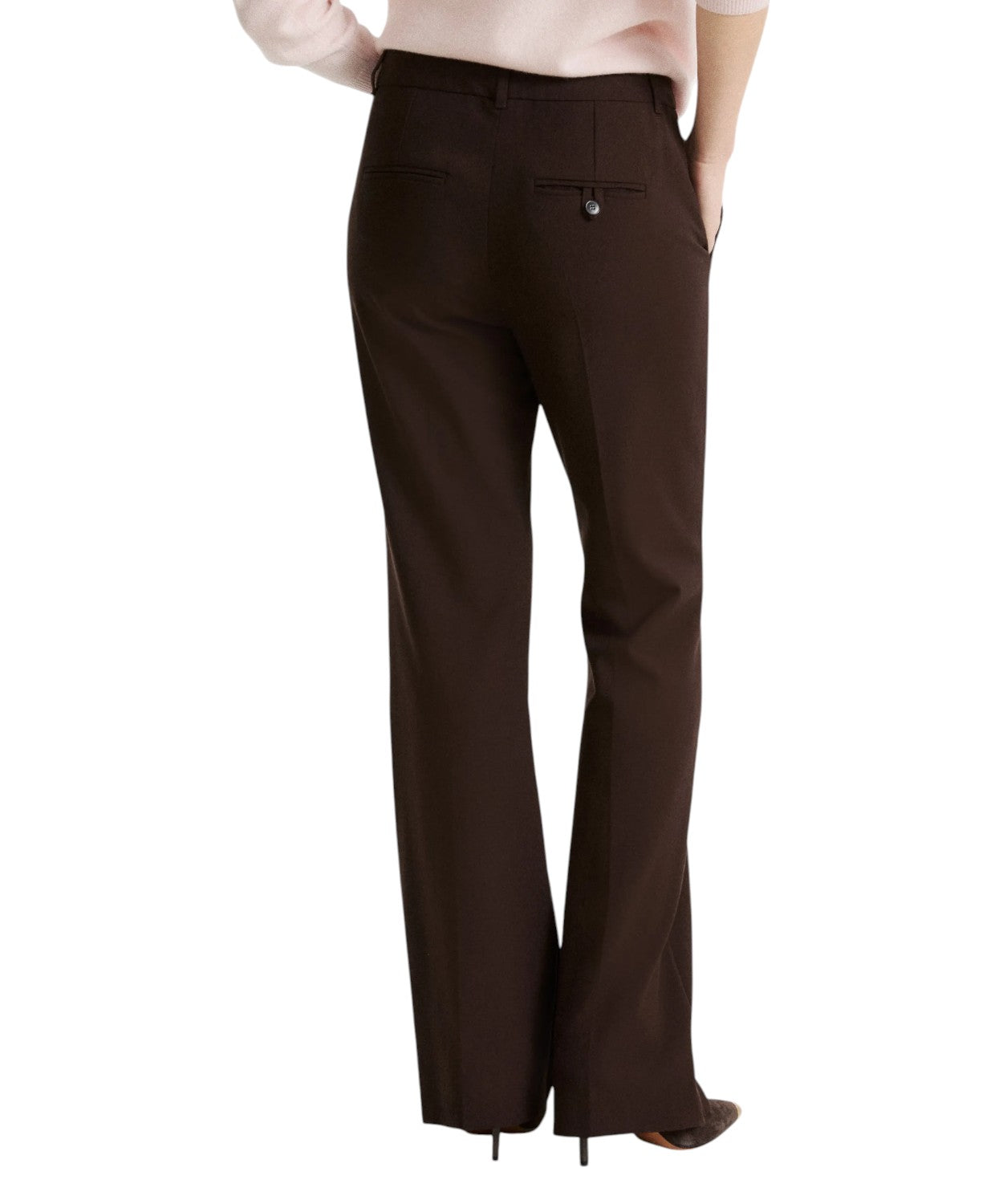 Pantalone Stretch Misto Viscosa Elegante
