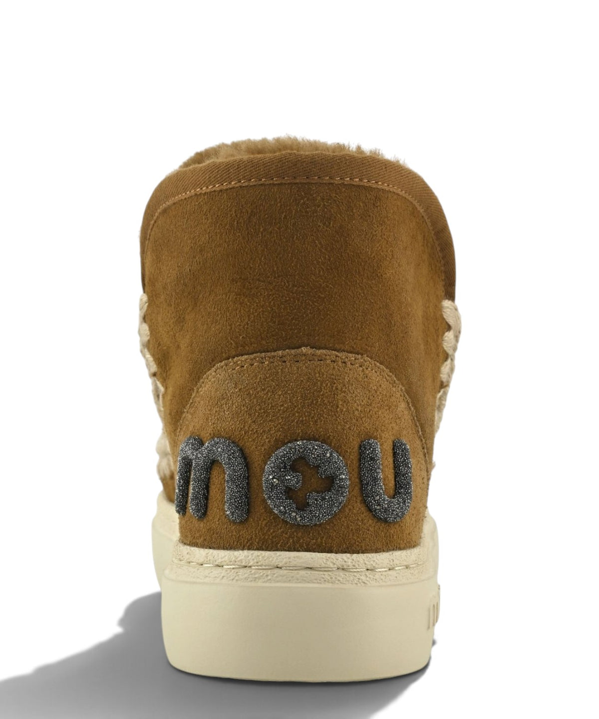 Mou Eskimo Sneaker Bold Glitter Logo en peau lainée
