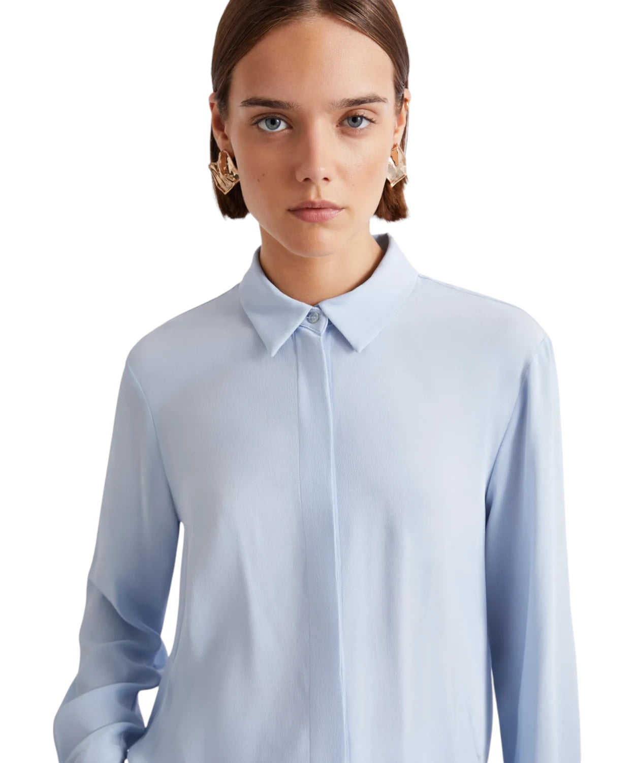 Camicia Marella CALCA in Misto Seta con Fiore