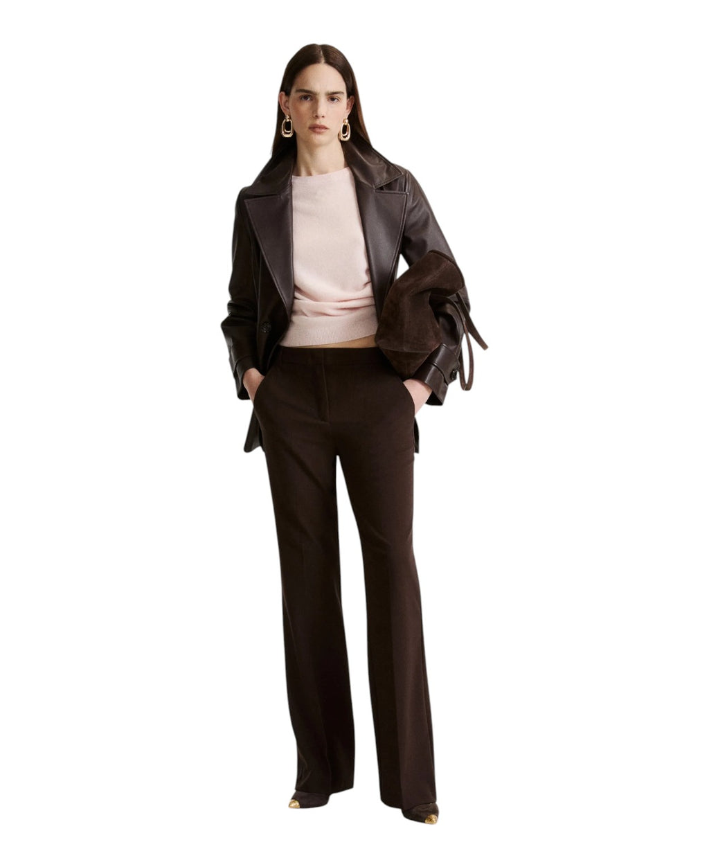 Pantalone Stretch Misto Viscosa Elegante