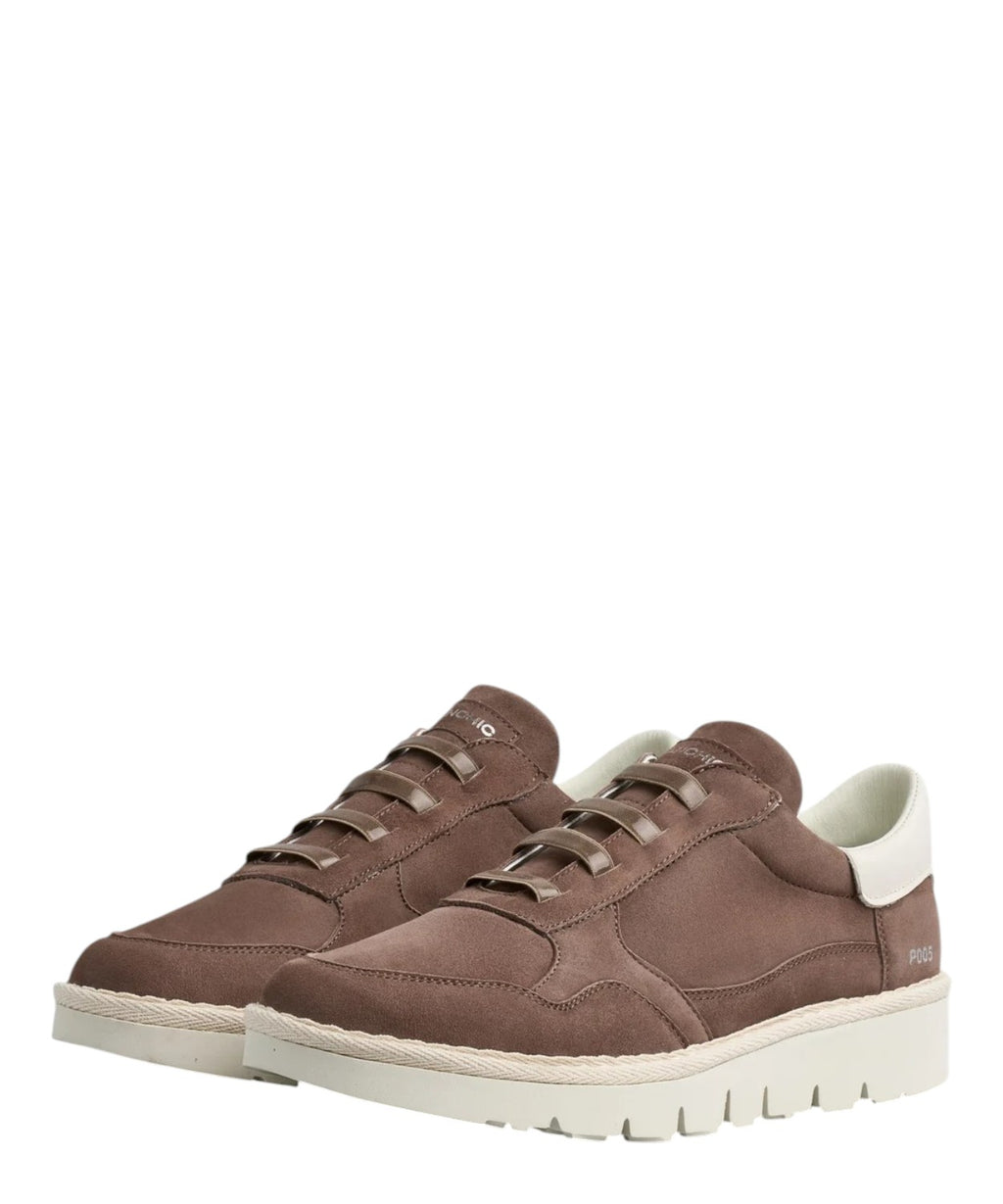 Slip-On Homme P005 en Cuir Velours Sneakers pour Confort et Style