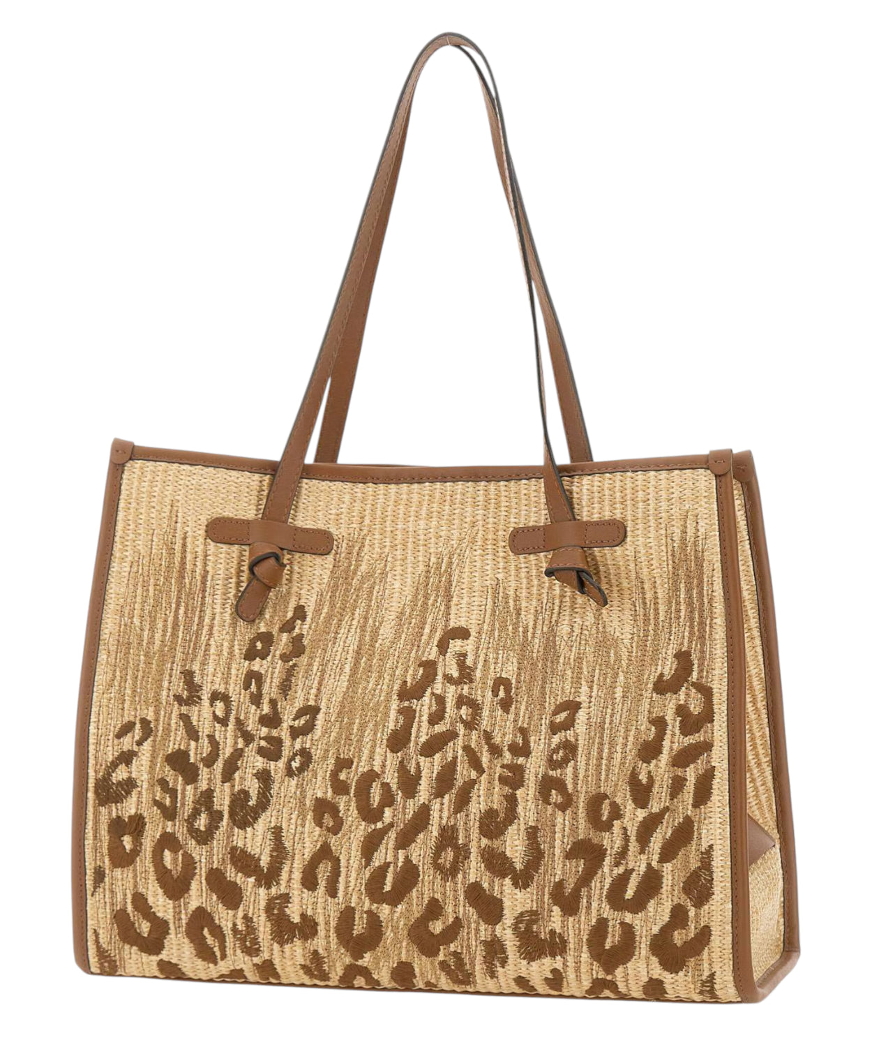 Gianni Chiarini Marcella Bag in Paglia Ricamata