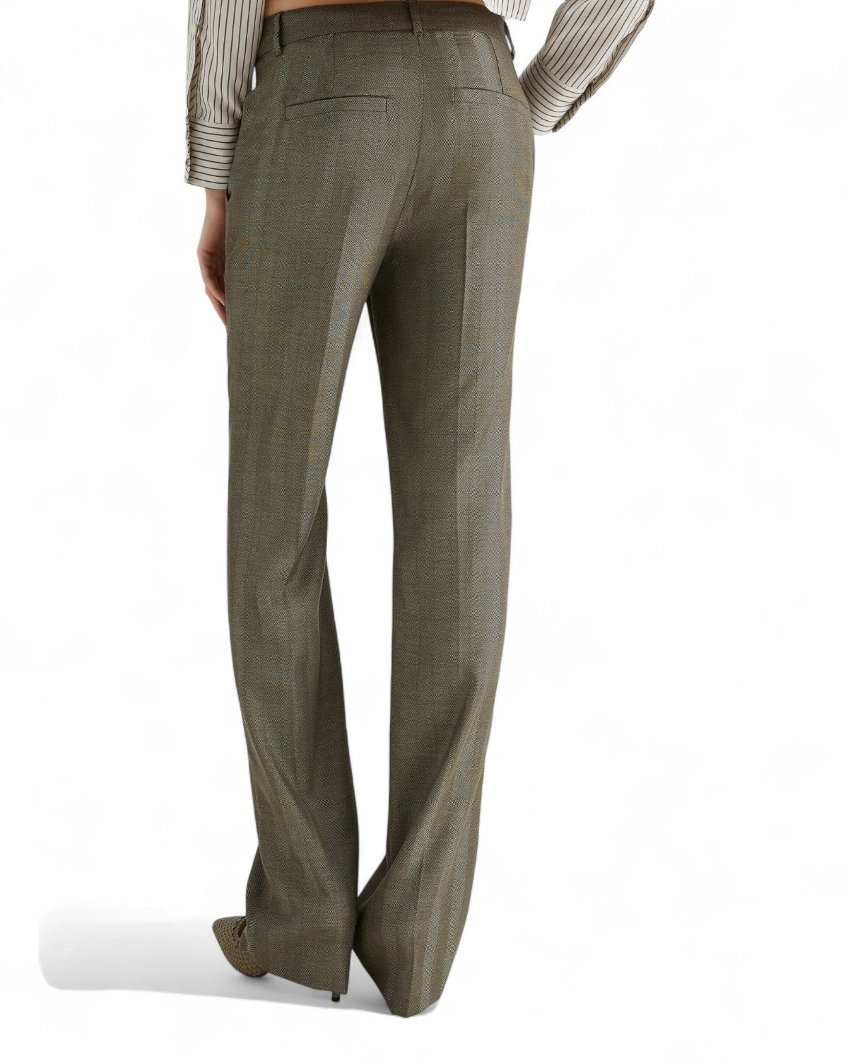 Pantalone dritto in saglia fluida-Marella-Pantaloni-Vittorio Citro Boutique