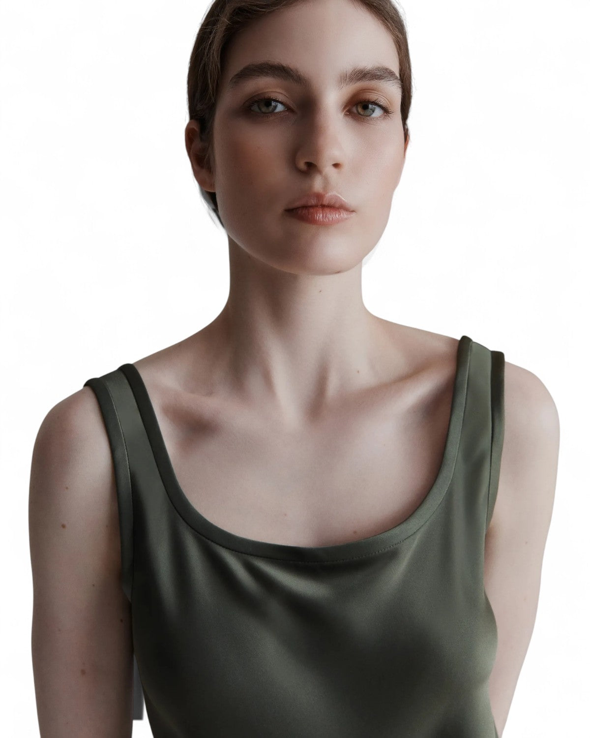 Slip dress in raso con spacco laterale-Marella-Abiti-Vittorio Citro Boutique