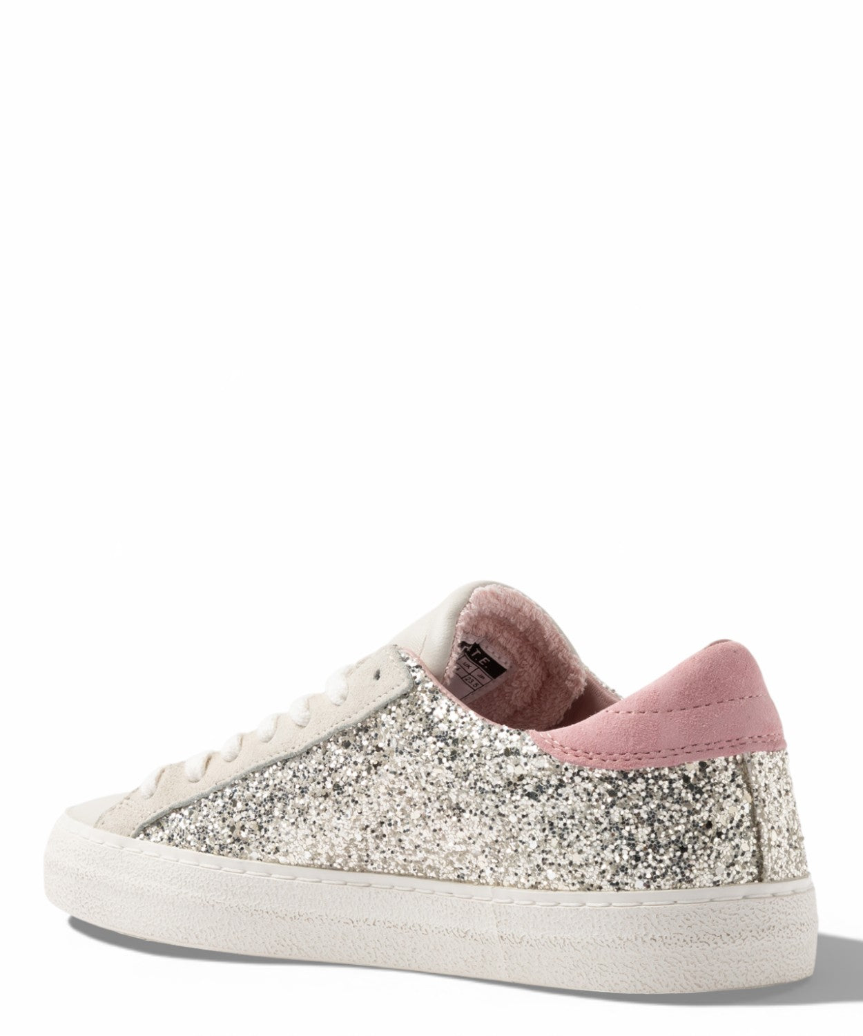 D.A.T.E. Sneakers Glitter Platinum